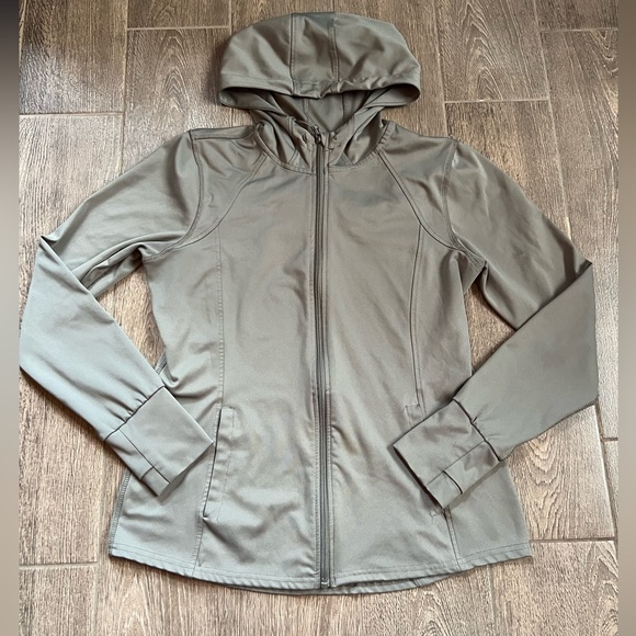 RBX Sweaters - RBX Olive Green Zip Up Athletic Jacket Small Lightweight Athleisure Hoodie